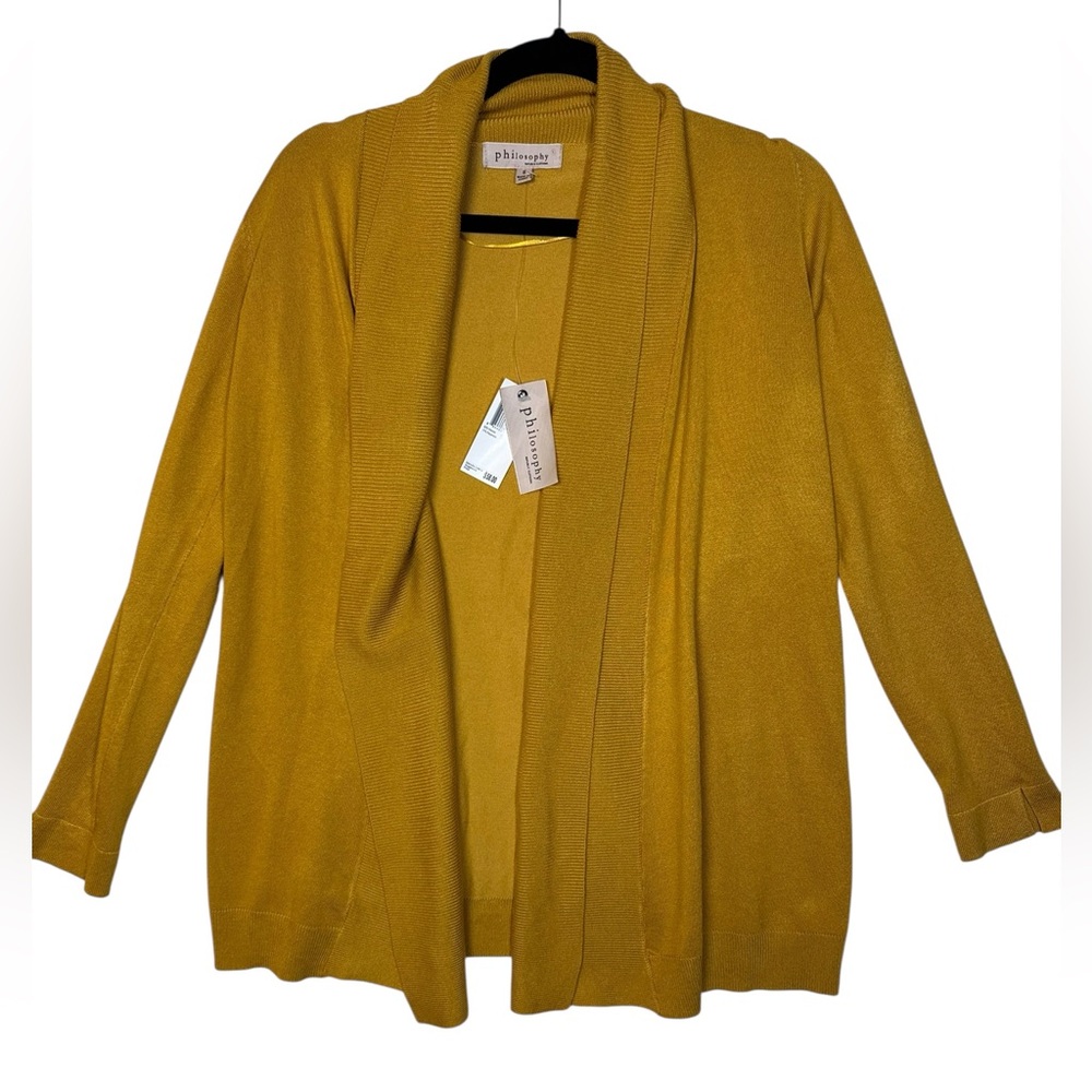 Philosophy Women's Golden Cardigan‎ NWT